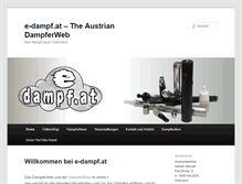 Tablet Screenshot of e-dampf.at